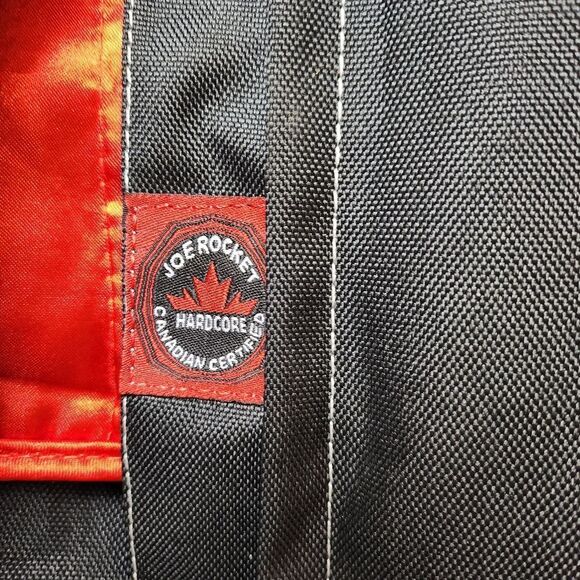 Joe Rocket Motorcycle Jacket Womens S Black Armored Padded Lined Embroidered - Picture 12 of 14